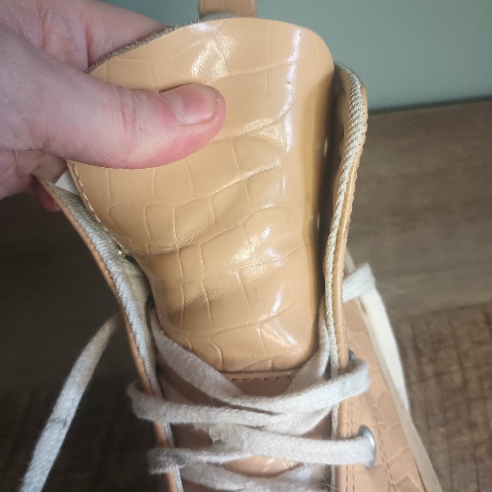 Converse All Star Womens Platform High Top Sneakers 6.5 Croc Chunky Punk Y2K - Picture 7 of 16